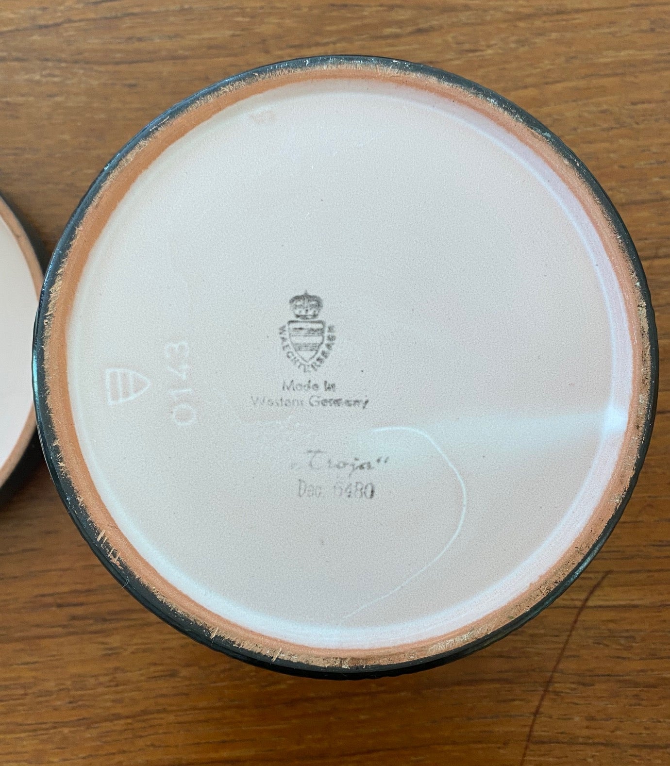 Vintage Waechtersbacher Covered Canister