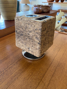 Mid-century Cork Desk Organizer- Cook Street Vintage