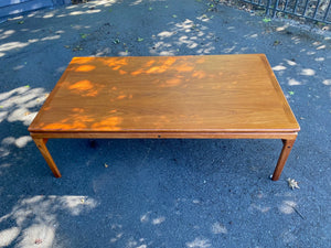 Mid-century Teak Coffee Table with Floating Top by Trioh