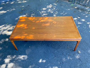 Mid-century Teak Coffee Table with Floating Top by Trioh