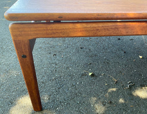 Mid-century Teak Coffee Table with Floating Top by Trioh