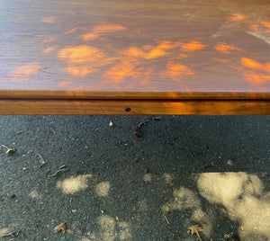 Mid-century Teak Coffee Table with Floating Top by Trioh