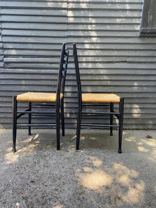 Vintage Italian Ladder Back Chairs