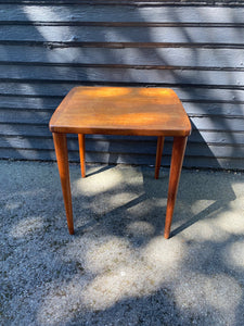 Small Vintage Teak Side Table