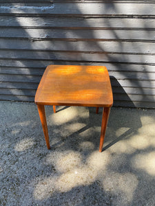 Small Vintage Teak Side Table