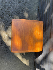 Small Vintage Teak Side Table