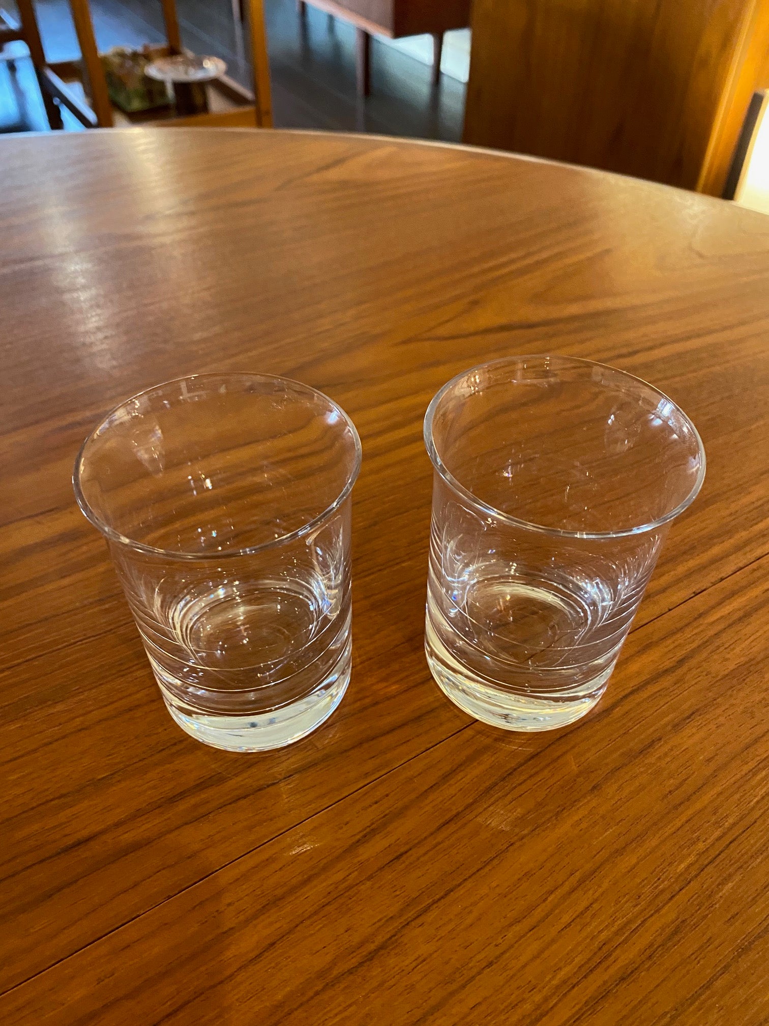Pair of “Osto” Large Whiskey Glasses Iittala Finland-Cook Street Vintage