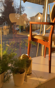 Small MCM Brass Eyeball Lamp- Cook Street Vintage
