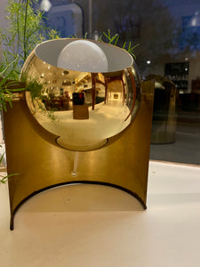 Small MCM Brass Eyeball Lamp- Cook Street Vintage