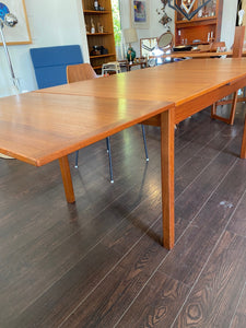 MCM teak dining table- Cook Street Vintage