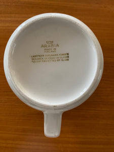 Stamp on bottom of Adorable Arabia "Heluna" Cow Jug&nbsp; designed by Anja Juurikkala in 1955. Made in Finland- Cook Street Vintage.