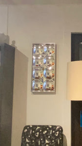 1970s Bubble Mirror in Frame- Cook Street Vintage