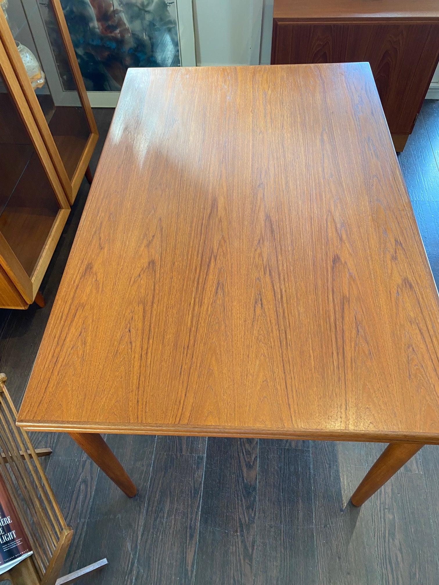 MCM Teak Dining Table with Extending Leaves