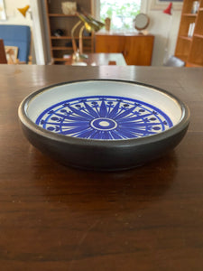 Grove Pottery Ceramic Dish 5"D