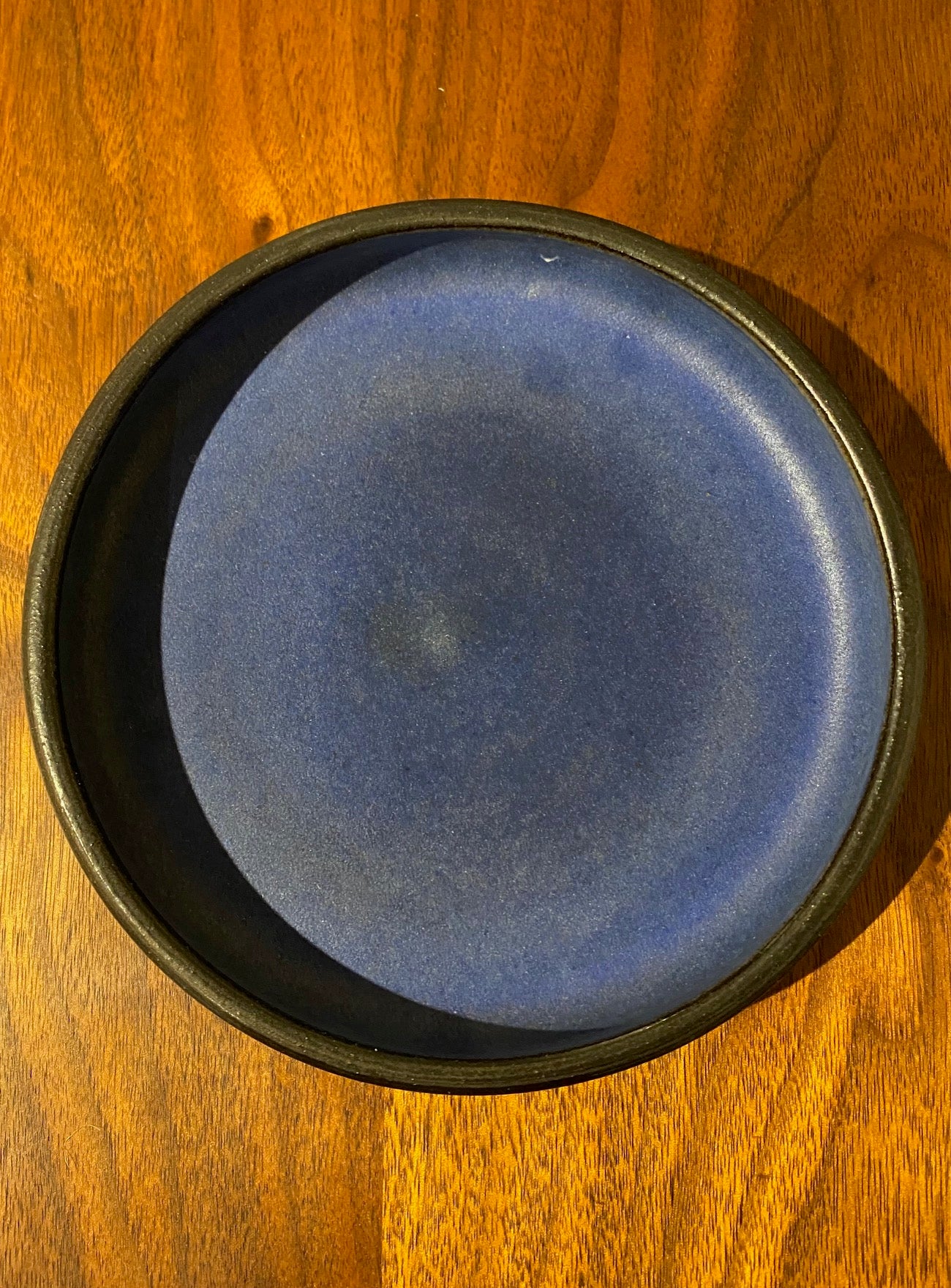Grove Pottery Cobalt Blue Ceramic Dish