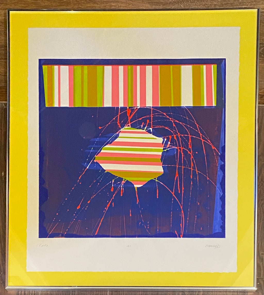 Don Harvey Serigraph "fiesta" 1967 - Cook Street Vintage