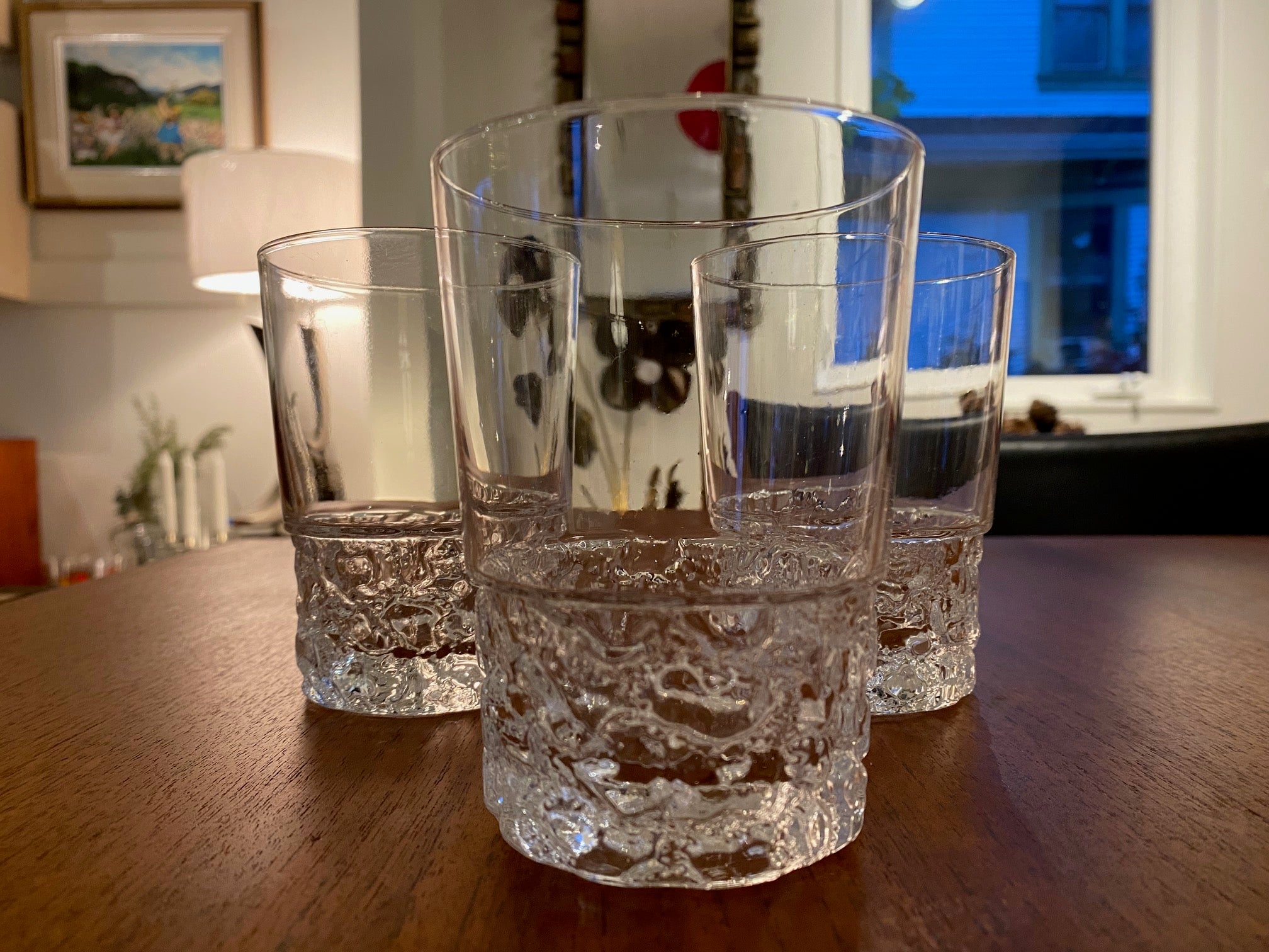 Set of 3 iittala Kimara 6 ounce Glasses- Cook Street Vintage