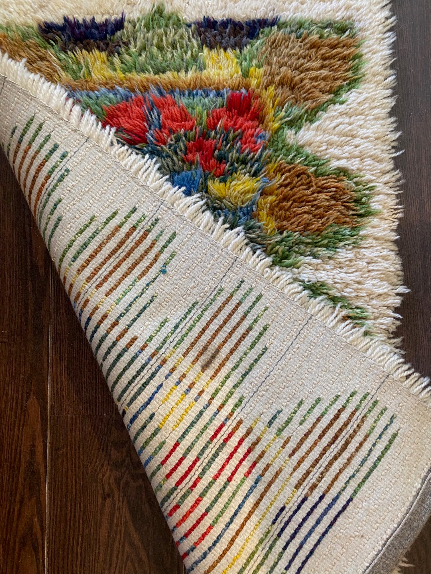 MCM Hand Woven Rya Rug