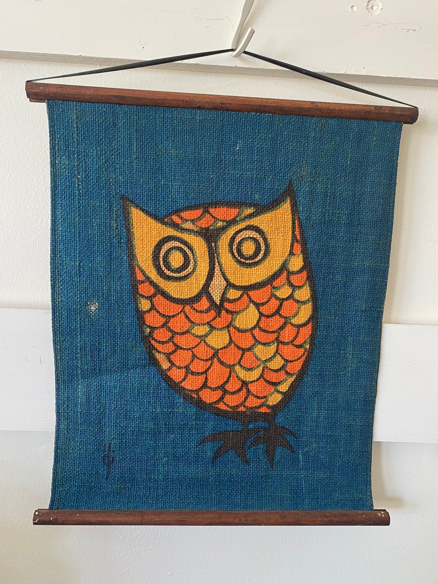 Hans Jergen Schobel Owl Wall Hanging