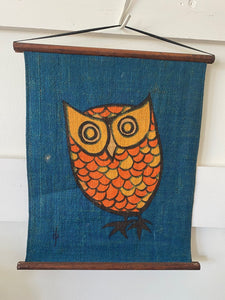 Hans Jergen Schobel Owl Wall Hanging