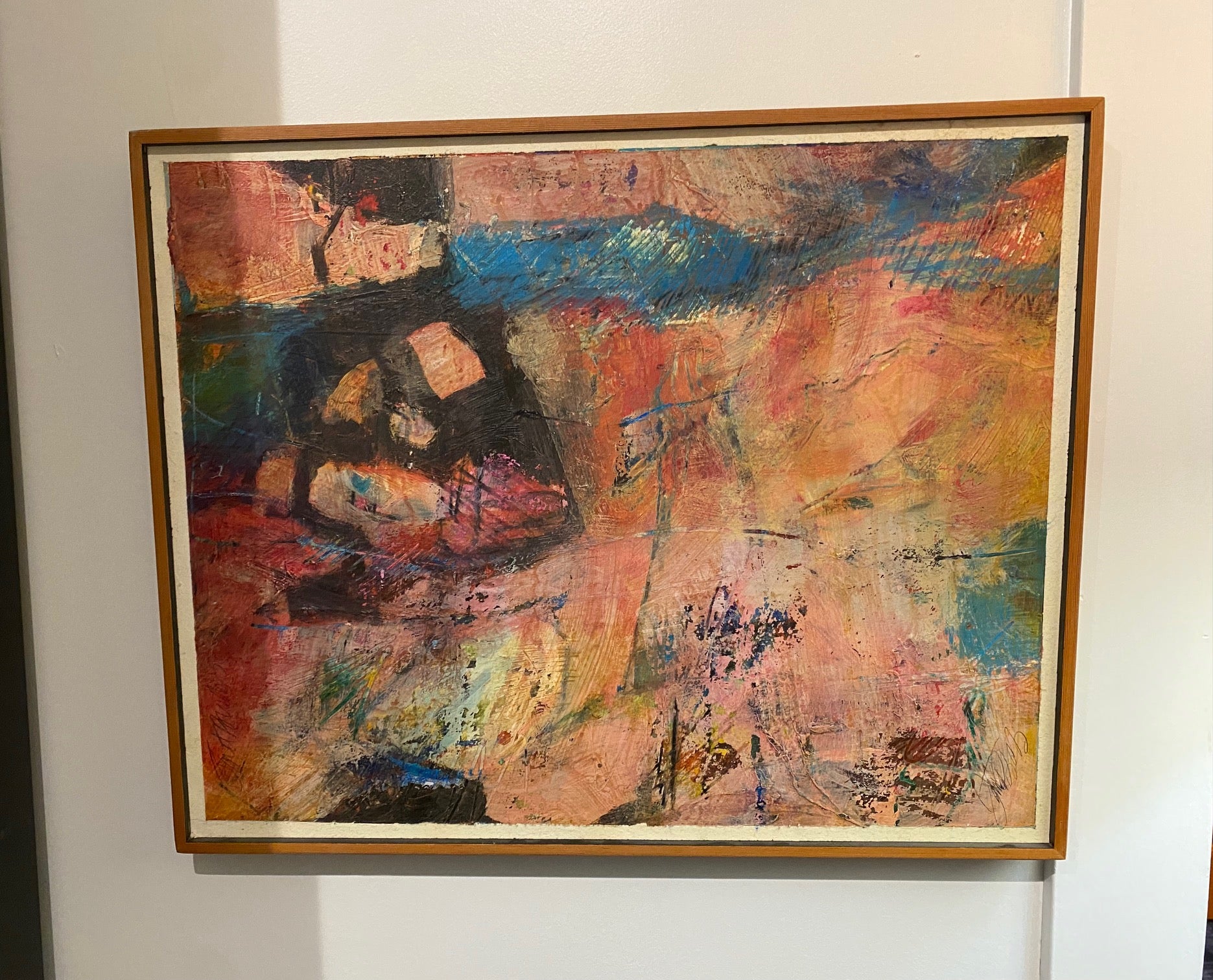 Vintage Abstract on Board