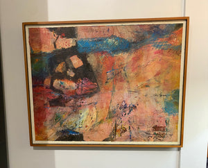 Vintage Abstract on Board