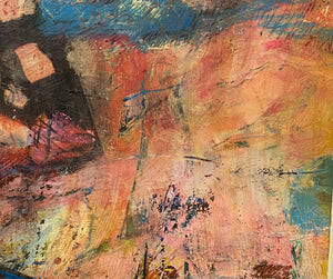 Vintage Abstract on Board