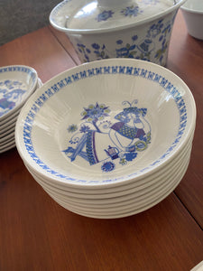 Figgjo Flint Turi Design Lotte dishes cereal bowls- Cook Street Vintage