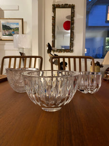 Stunning Swedish Cut Glass Bowl
