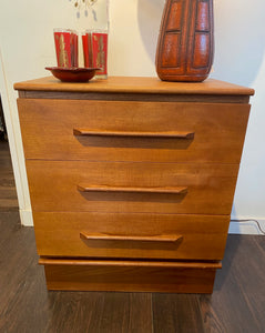 MCM Teak Dresser with Sculpted Pulls