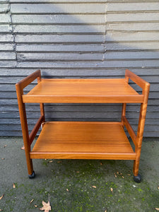 Spottrup Teak Bar Cart Trolley