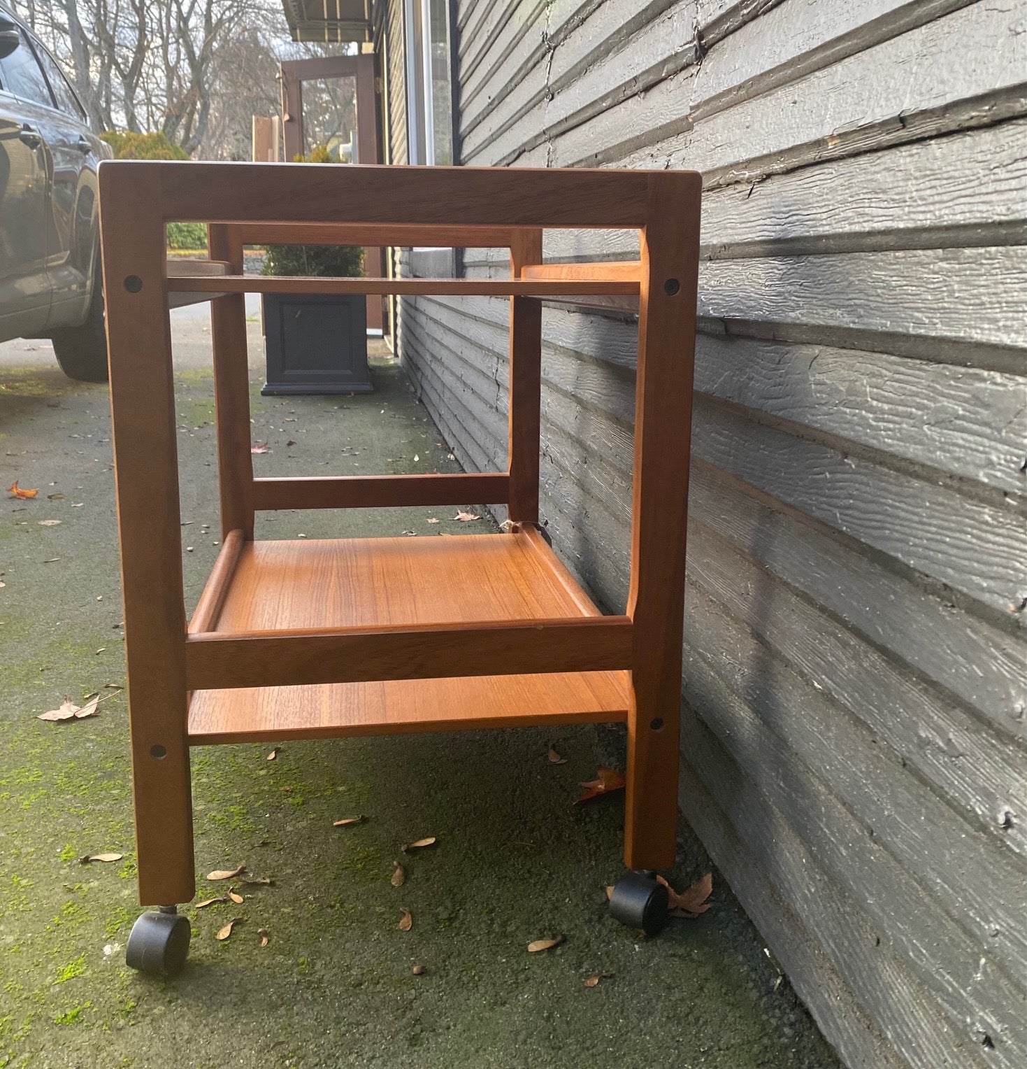 Spottrup Teak Bar Cart Trolley