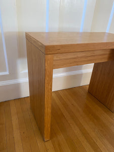 Small Vintage Bamboo Entrance/ Hall Table
