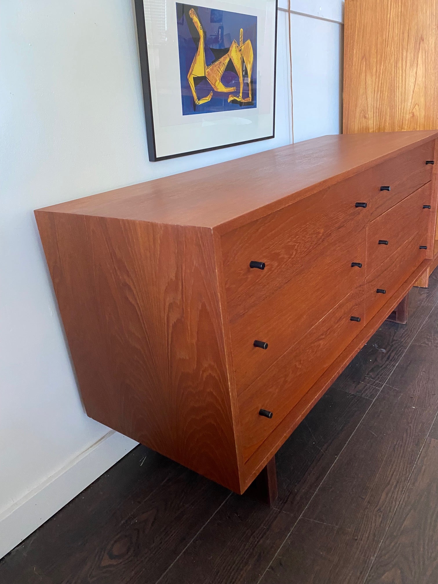 MCM Teak 6 Drawer Dresser