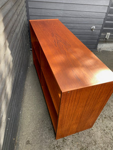 Horizontal Teak Shelves with Open Back