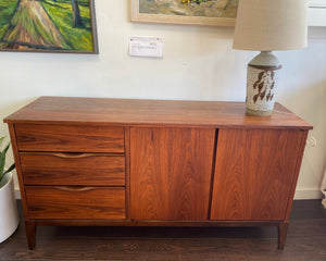 Vintage Walnut Sideboard/ Credenza