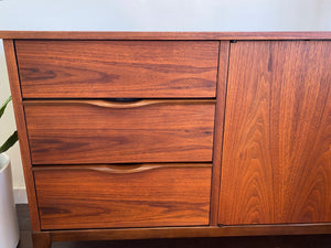 Vintage Walnut Sideboard/ Credenza