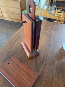 Vintage Teak Tapas Set
