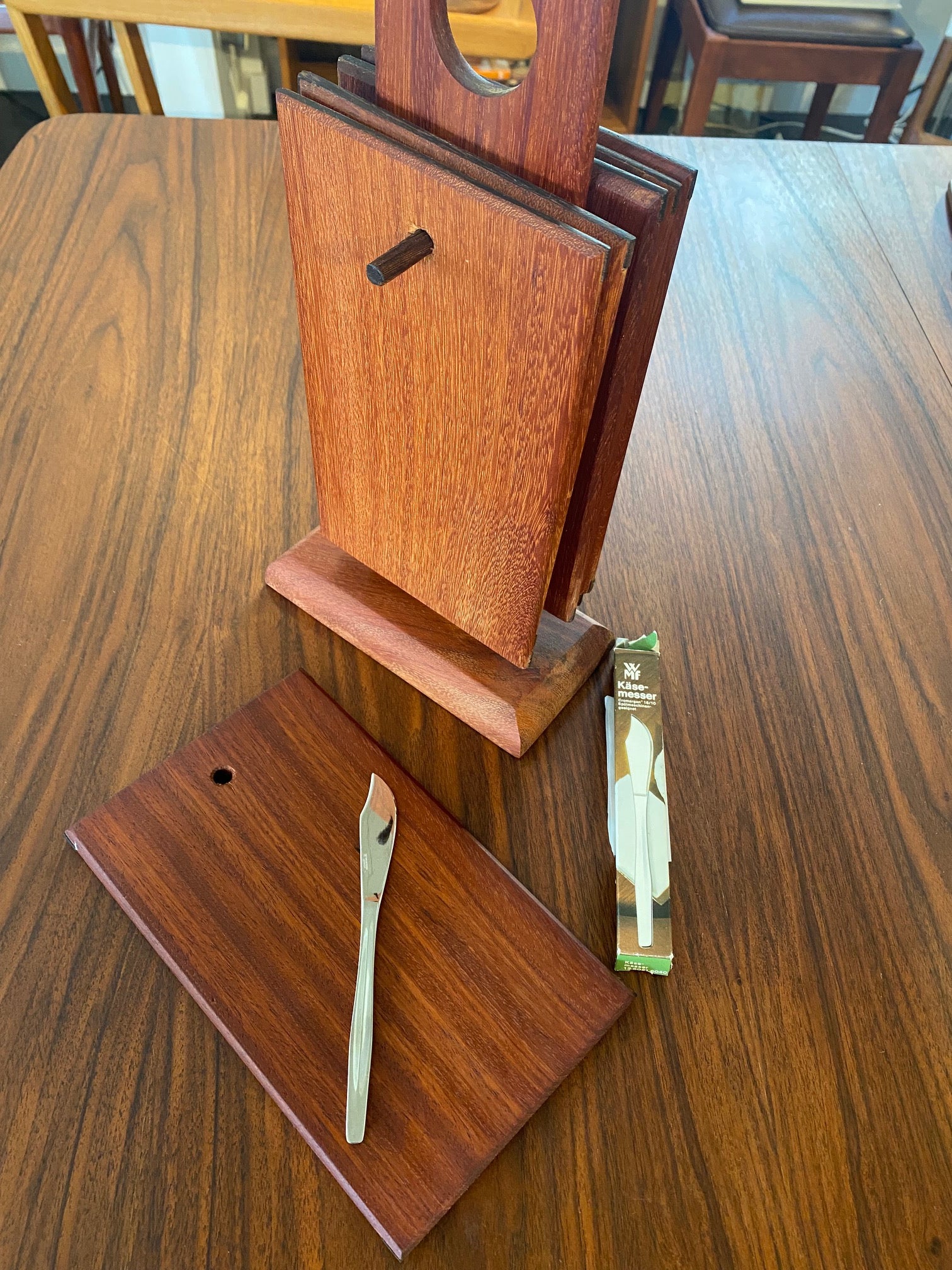 Vintage Teak Tapas Set