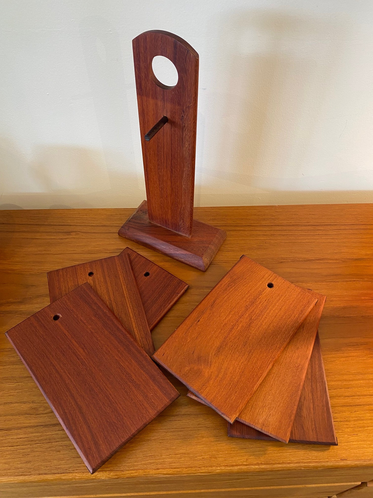 Vintage Teak Tapas Set