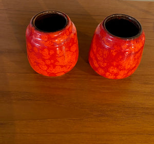 Pair of West German Scheurich Keramik Vases,