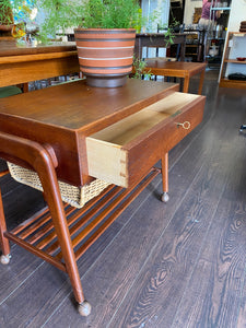 1960s Danish Teak Sewing Table
