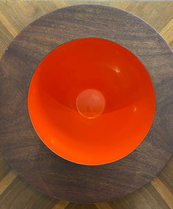 Vintage metal bowl designed by Herbert Krenchel for Krenit. Made in Denmark-Cook Street Vintage
