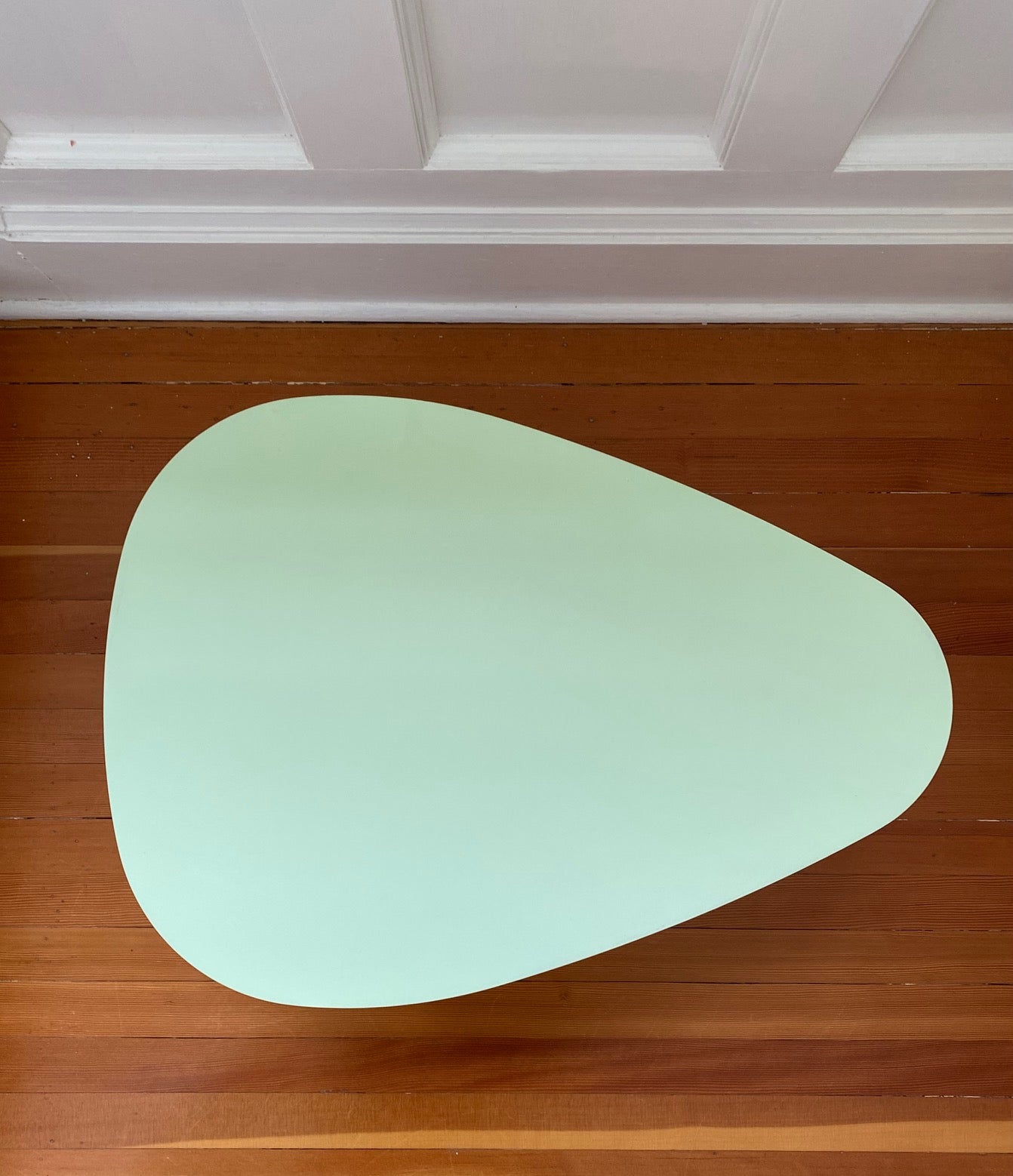 Vintage Kidney Shape Side Table with Hairpin Legs- Cook Street Vintage