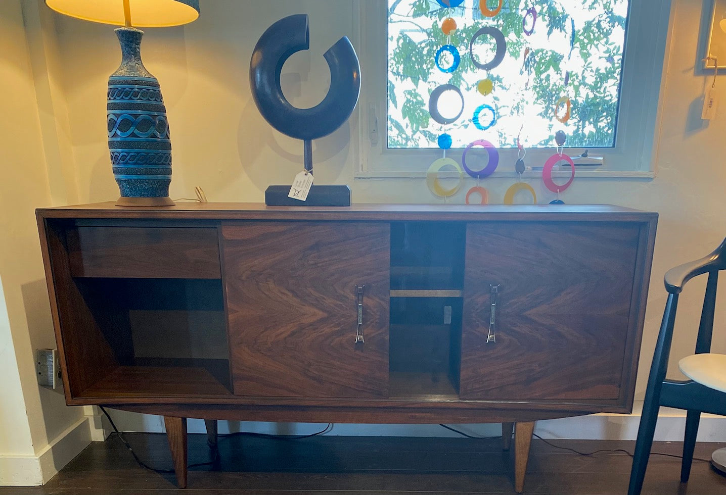 Restored Walnut Credenza