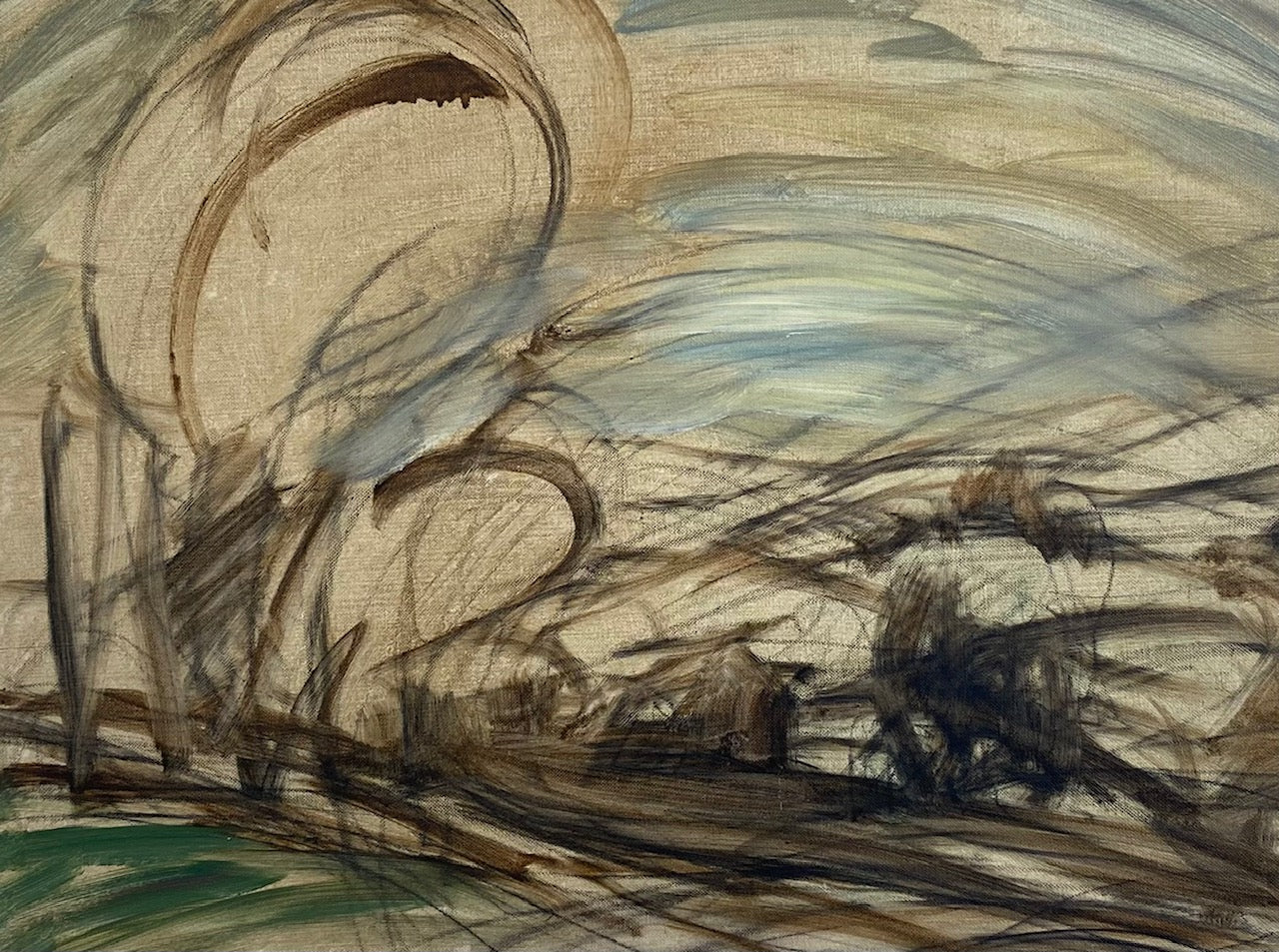 Vintage Abstract Landscape