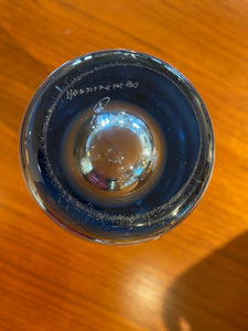 Tall Per Lutken Pale Blue Holmegaard Vase