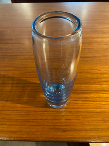 Tall Per Lutken Pale Blue Holmegaard Vase