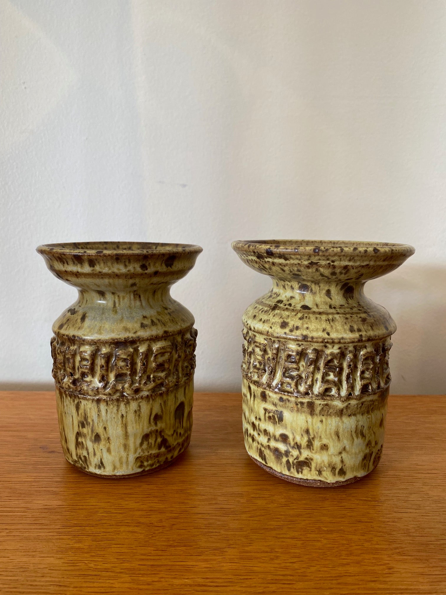 Pair of Ceramic Vases Attributed to Ed Drahanchuck