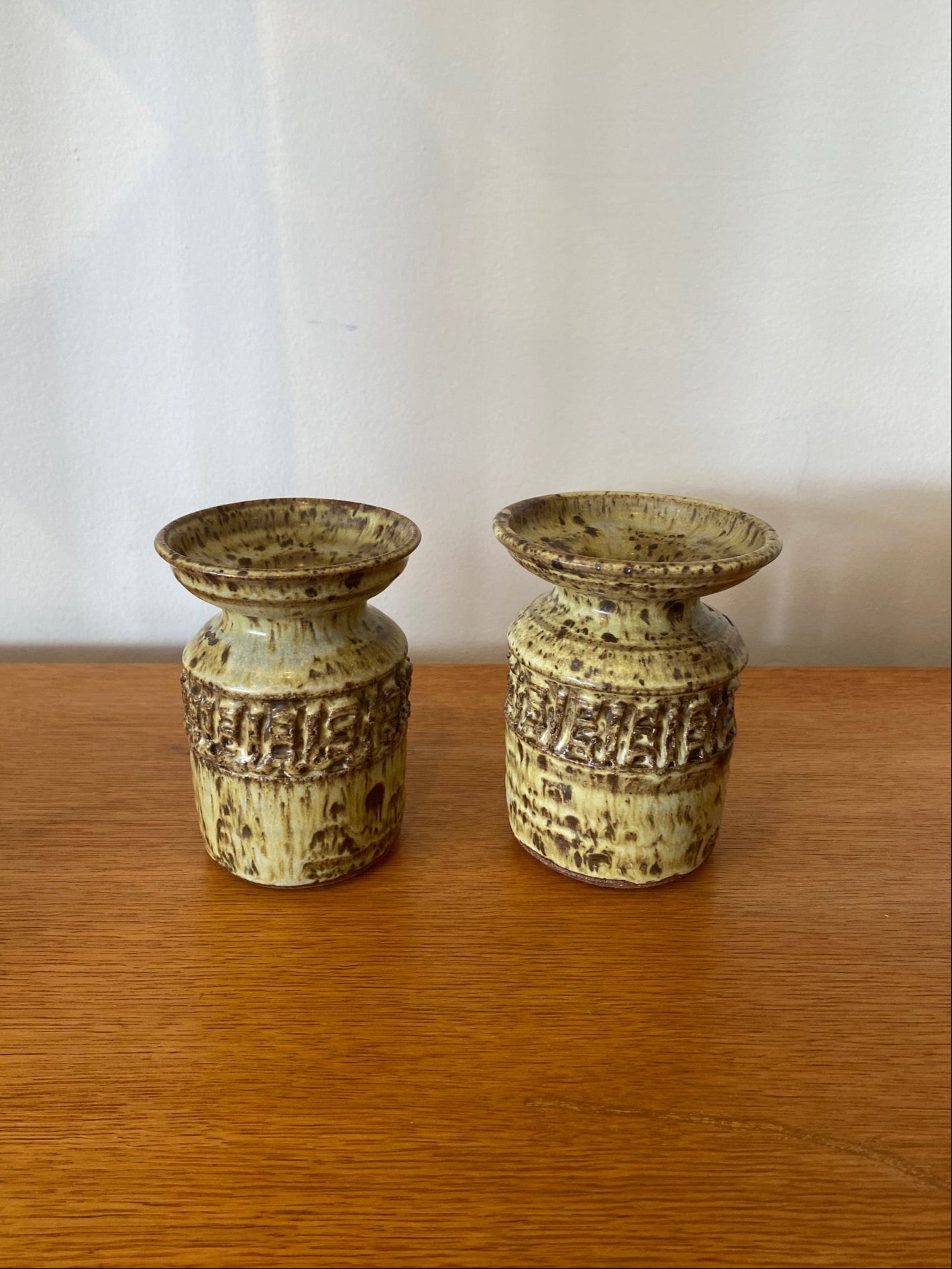 Pair of Ceramic Vases Attributed to Ed Drahanchuck